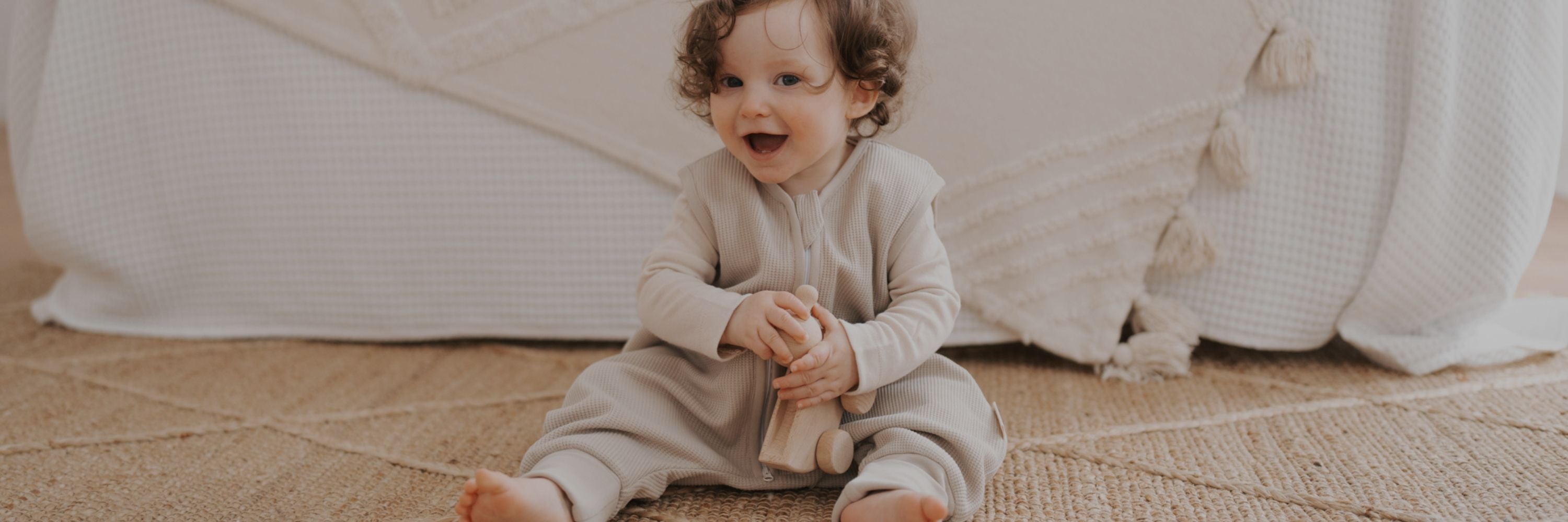 Qookie Baby Schlafsack mit Füßen aus Bio-Baumwolle
