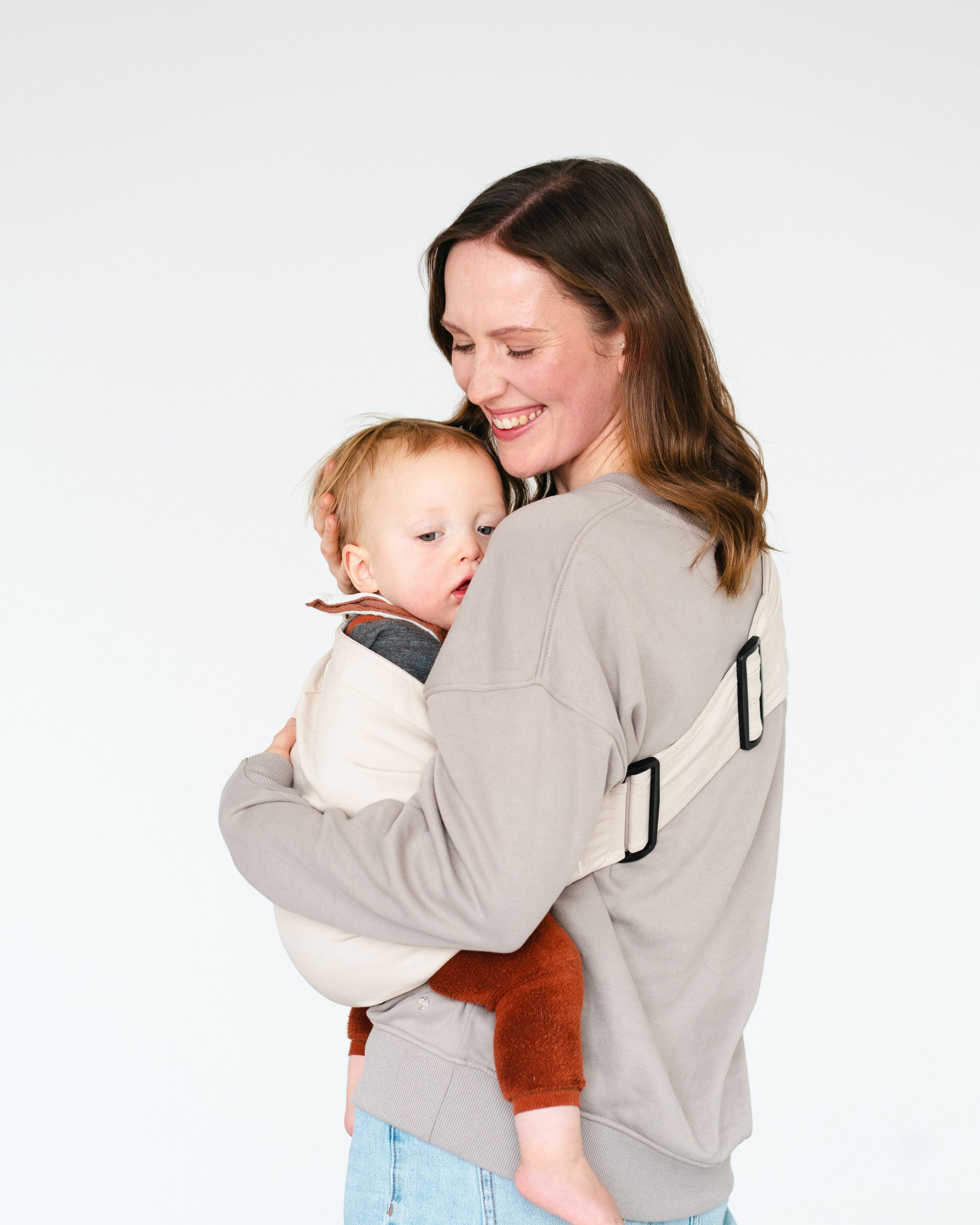 Qookie Go - Hip Carrier - Cream