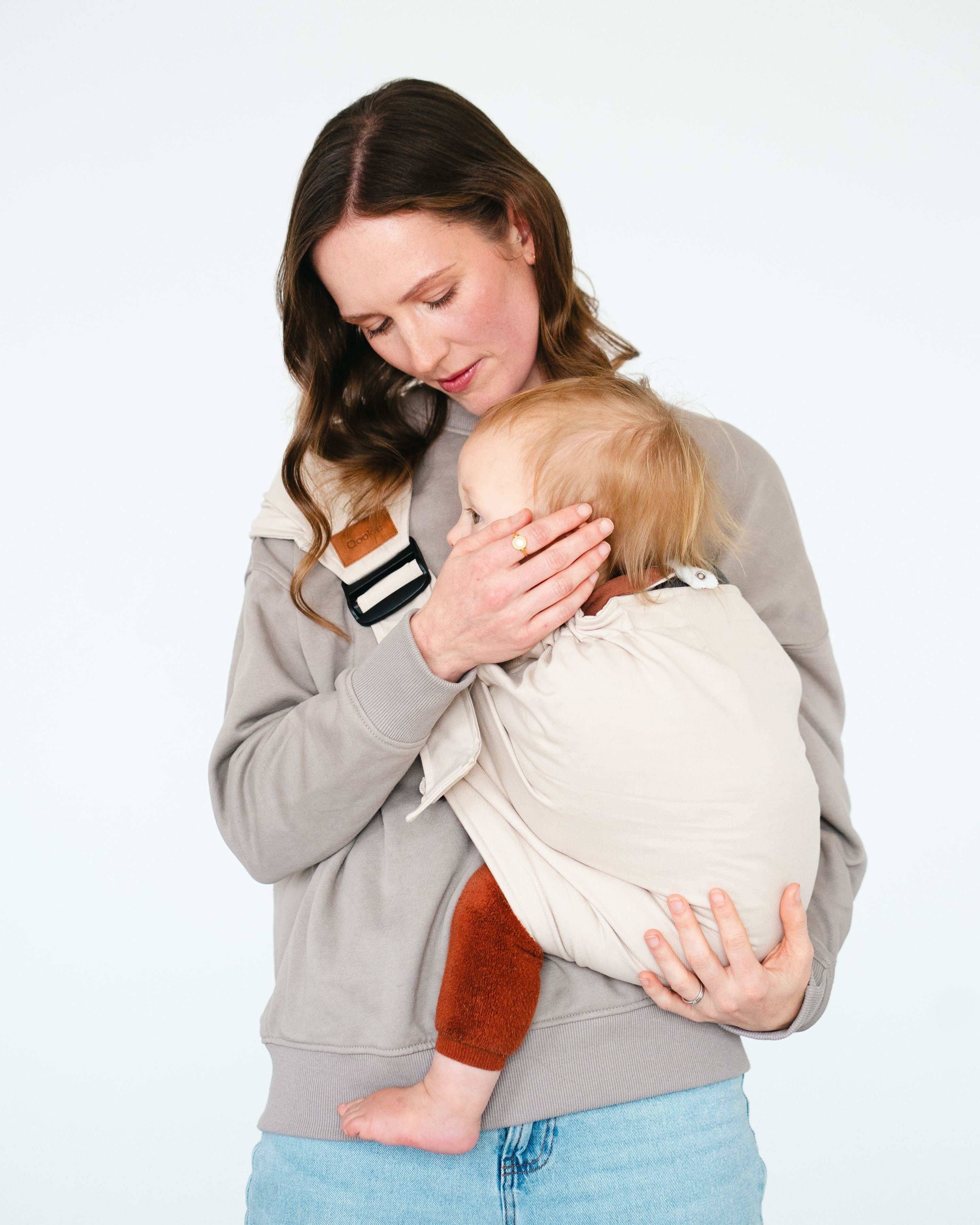 Qookie Go - Hip Carrier - Cream