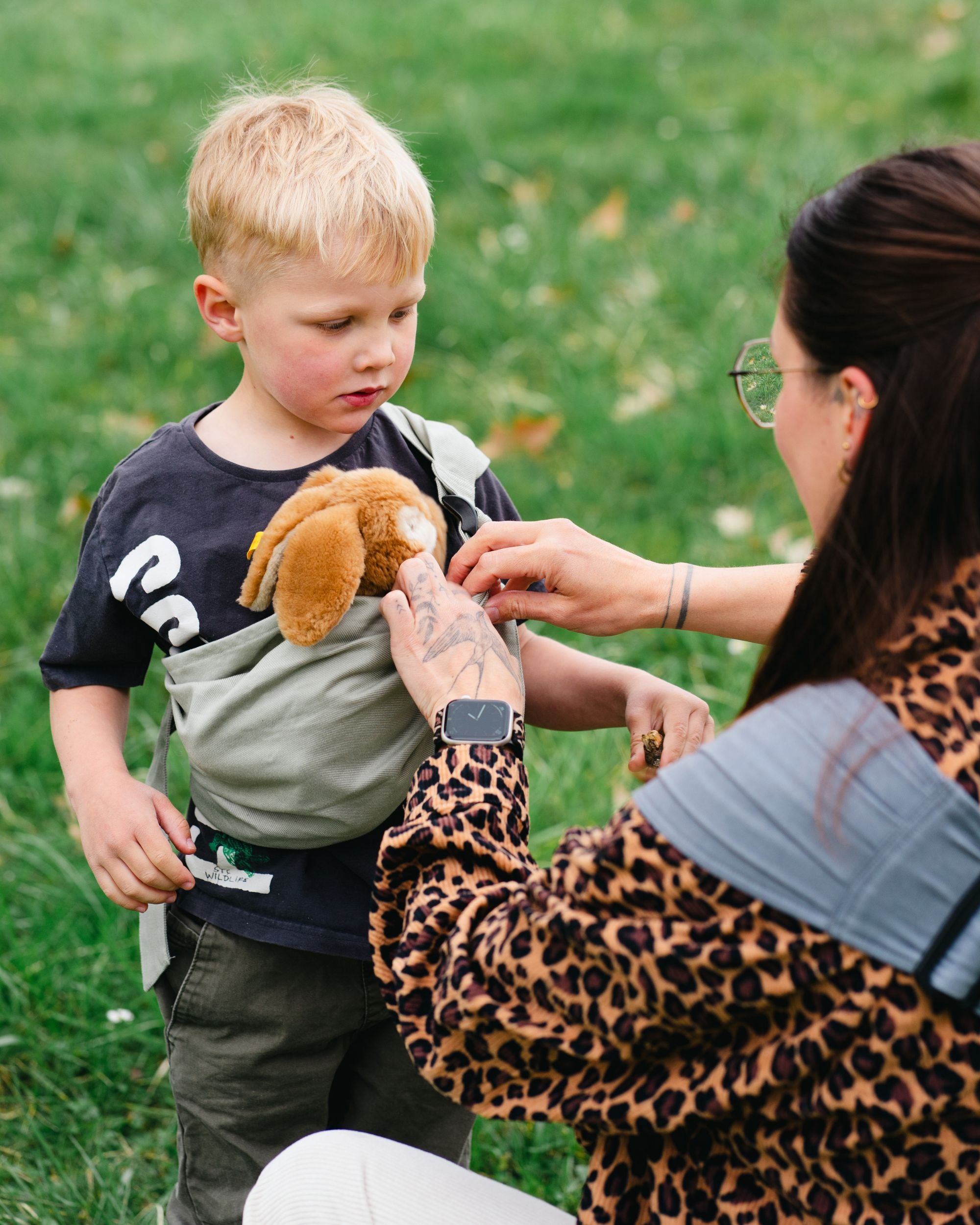 Qookie Mini Go - Doll Carrier - Salvia