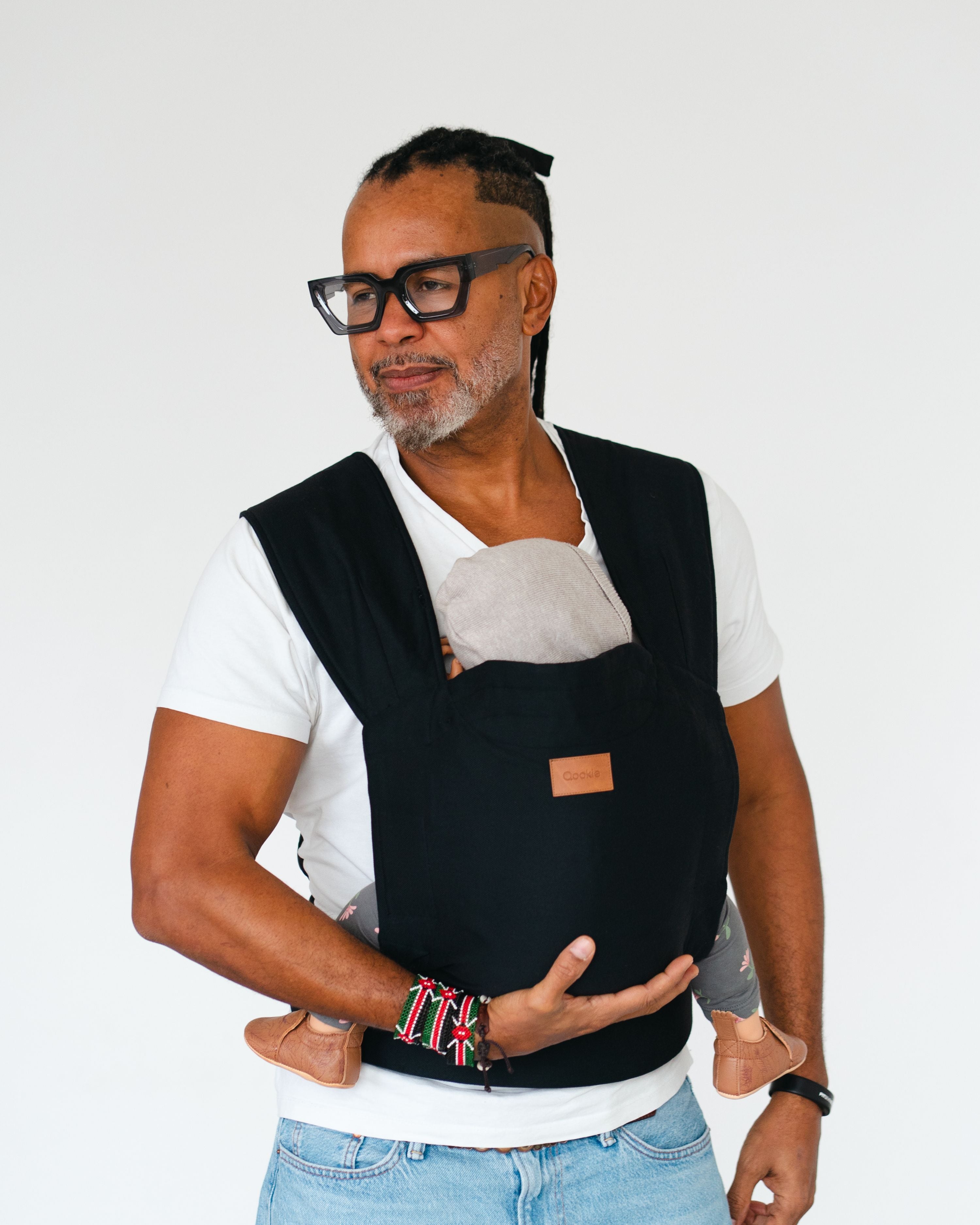 Qookie Vario - Full Buckle Babytrage - Black