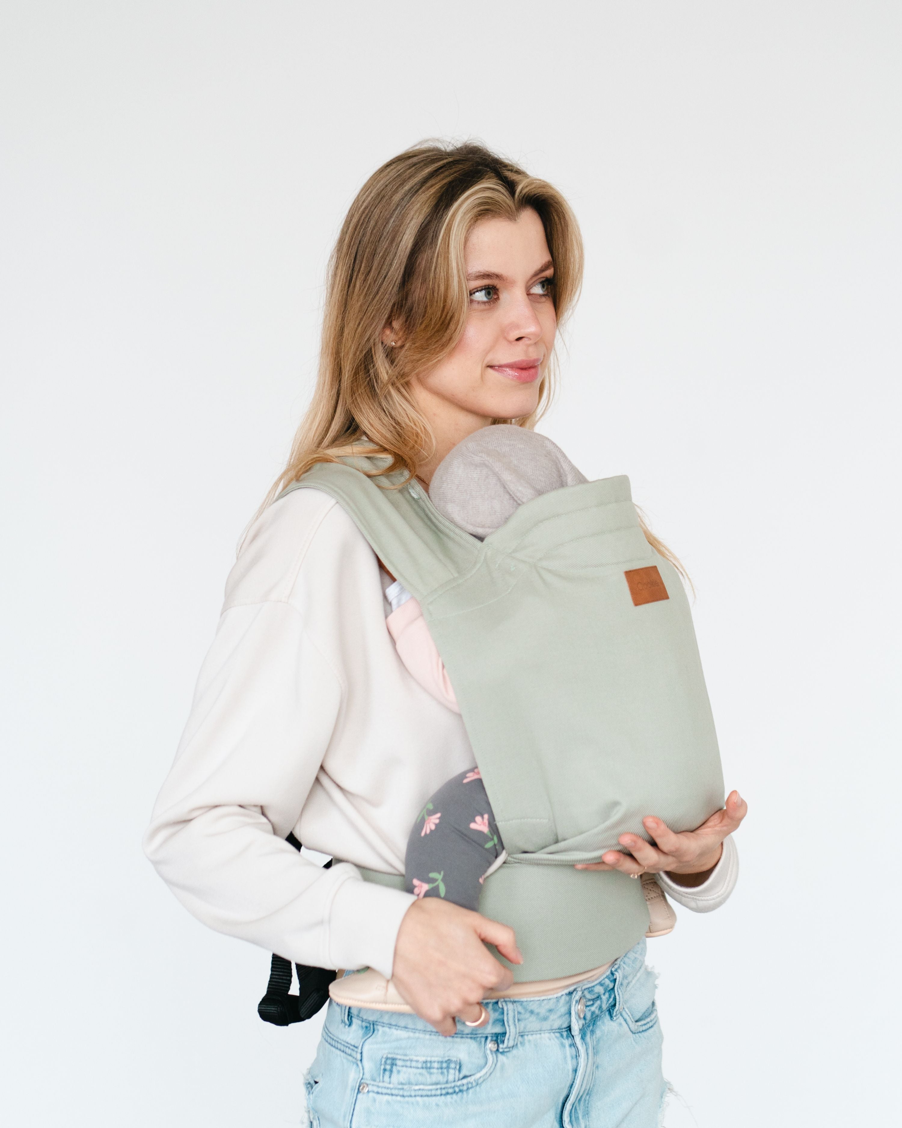 Qookie Vario - Full Buckle Babytrage - Salvia