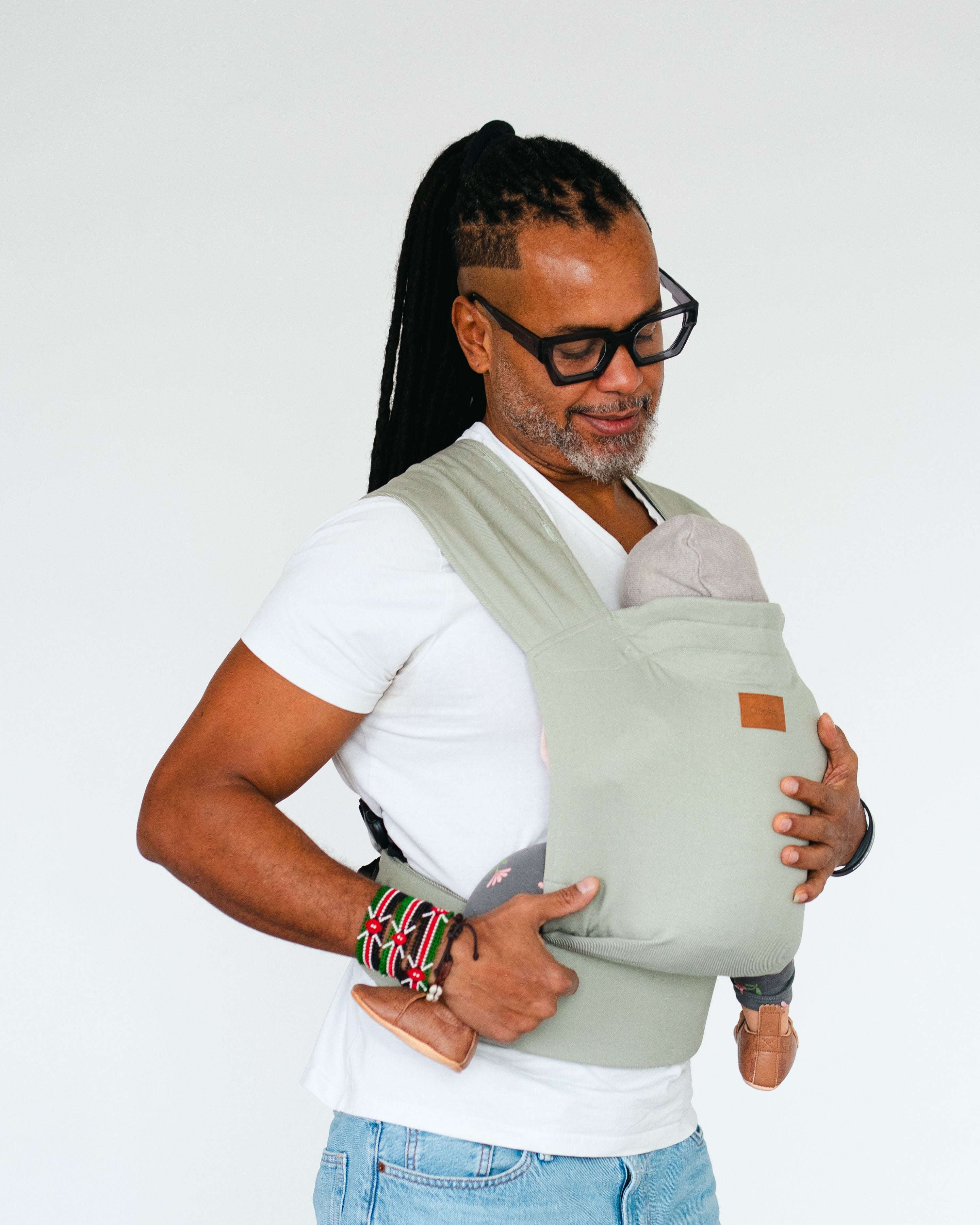 Qookie Vario - Full Buckle Babytrage - Salvia