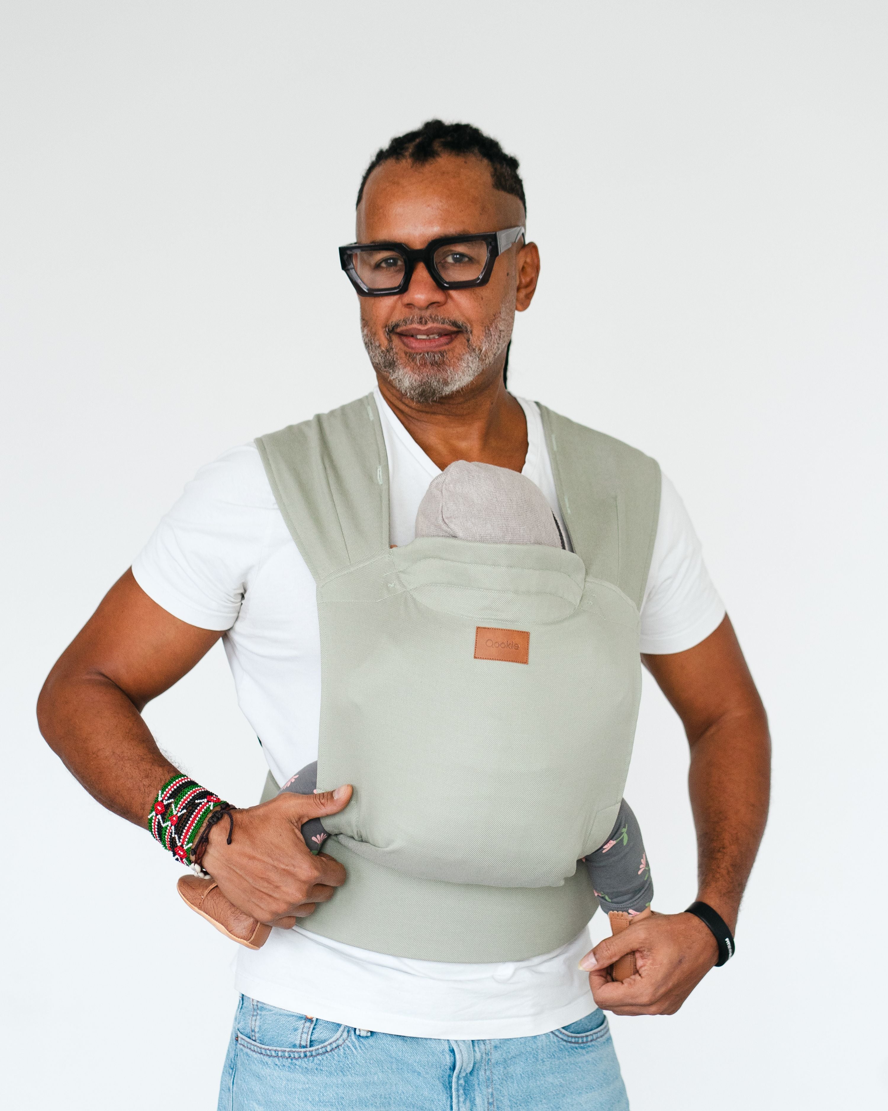 Qookie Vario - Full Buckle Babytrage - Salvia