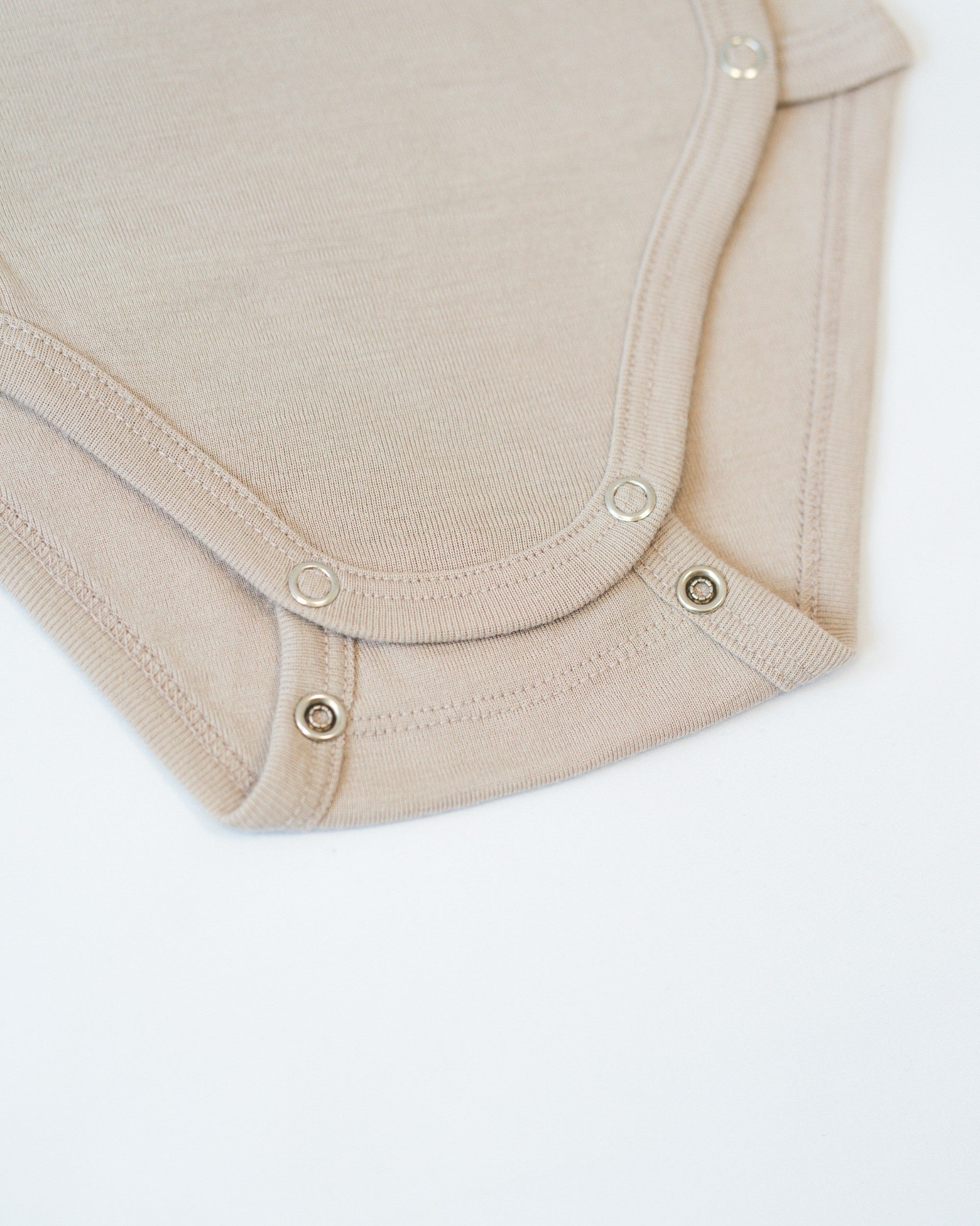 Wolle Seide Wickelbody - Clay