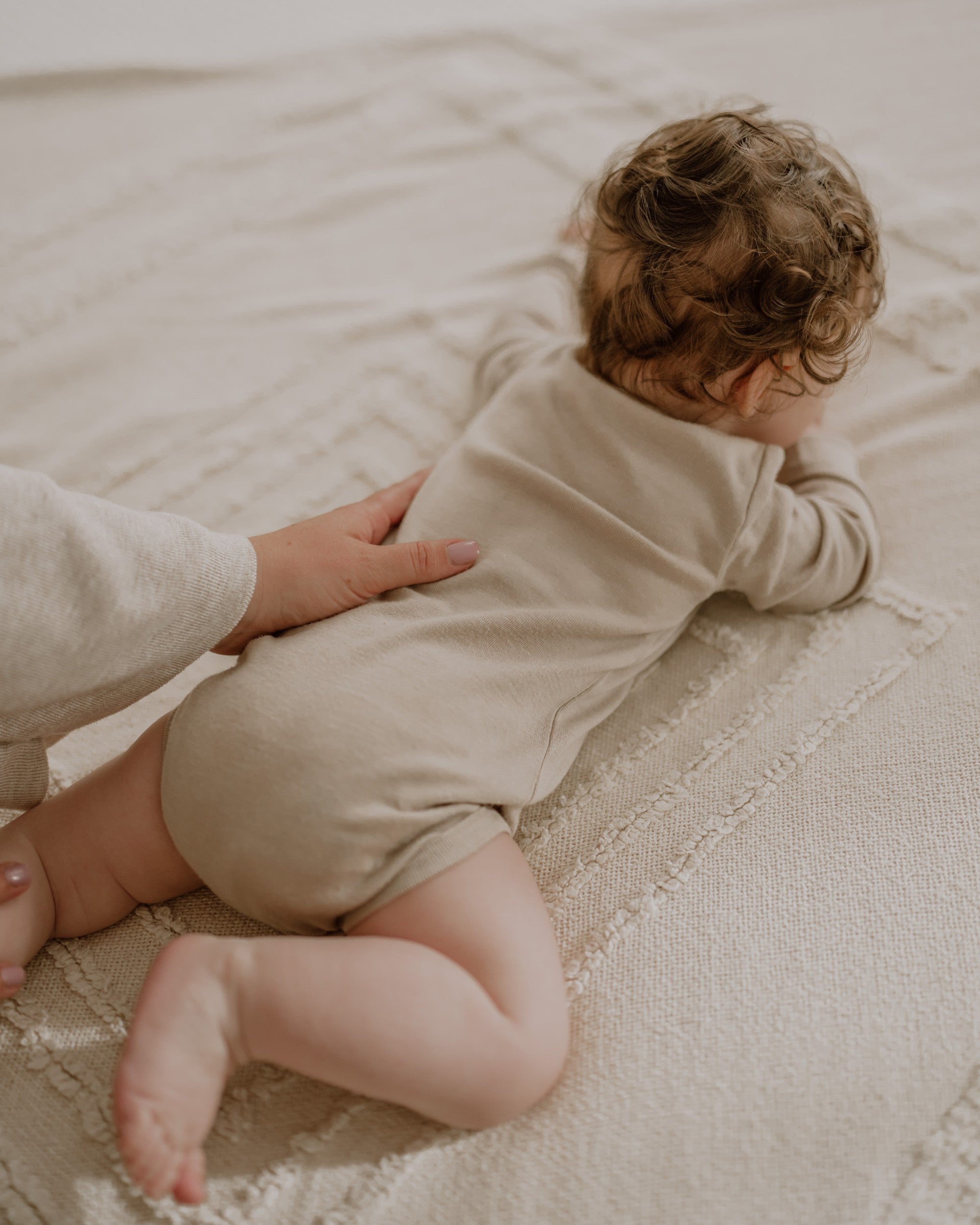 Wolle Seide Body - Clay