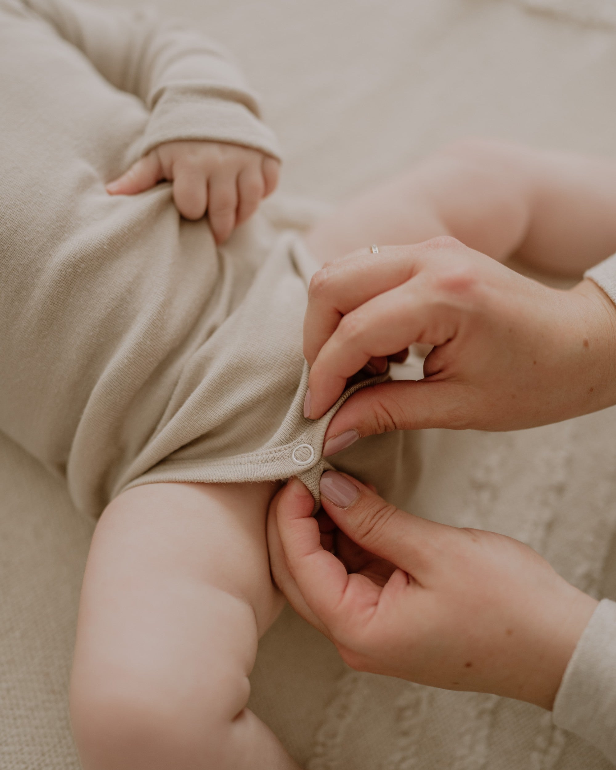 Wolle Seide Body - Clay