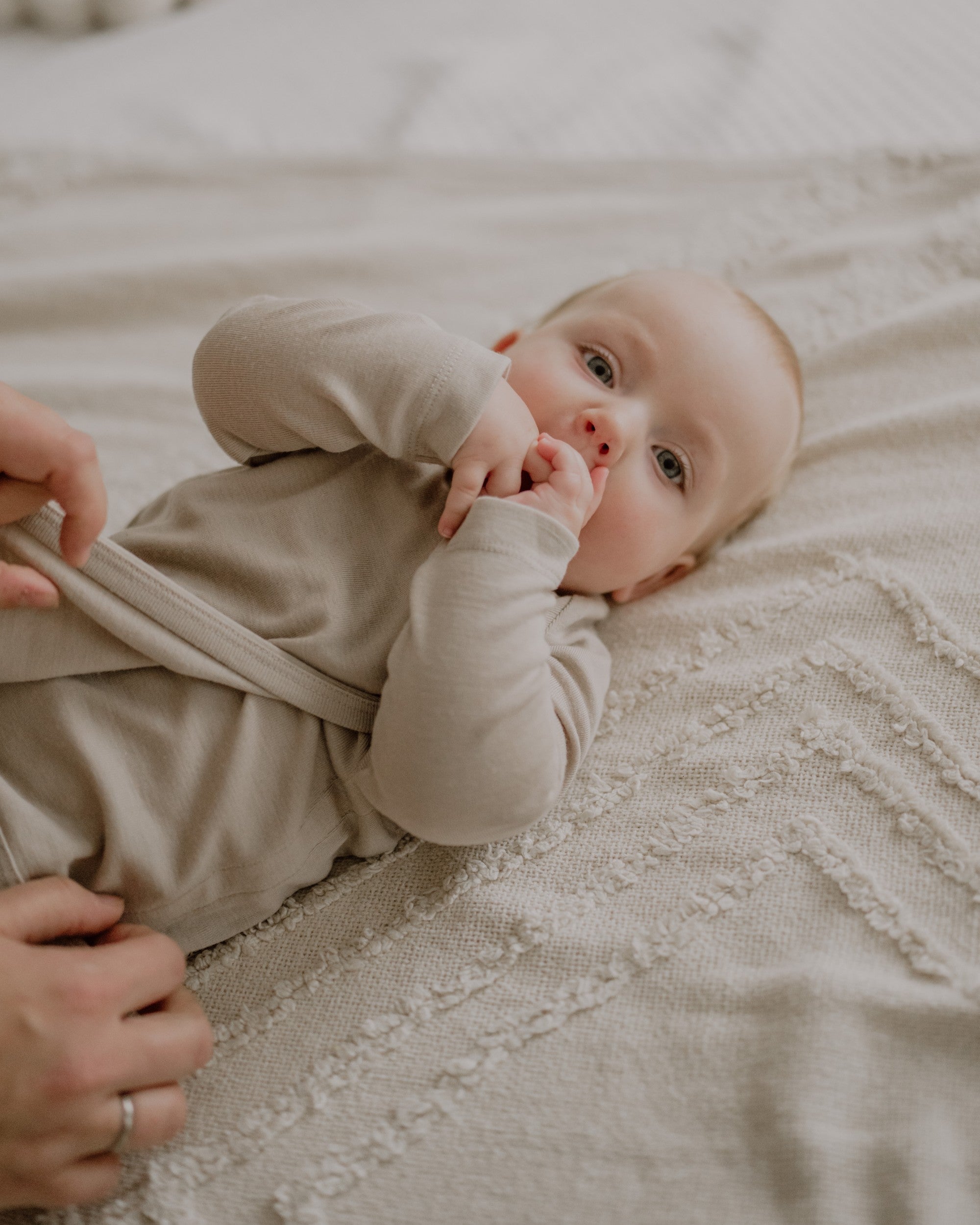 Wolle Seide Wickelbody - 3er Set