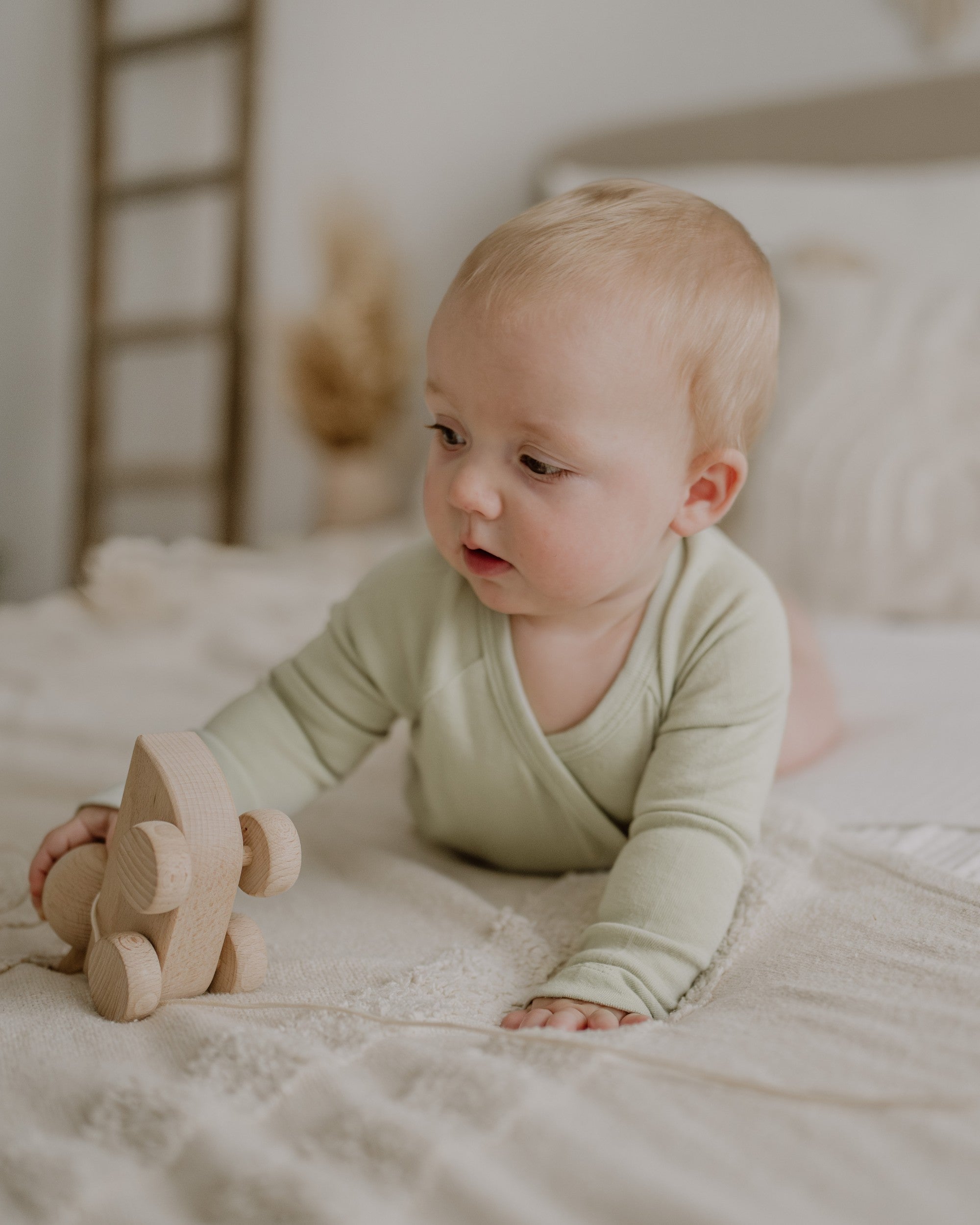 羊毛丝裹身连体衣 - 3 件套