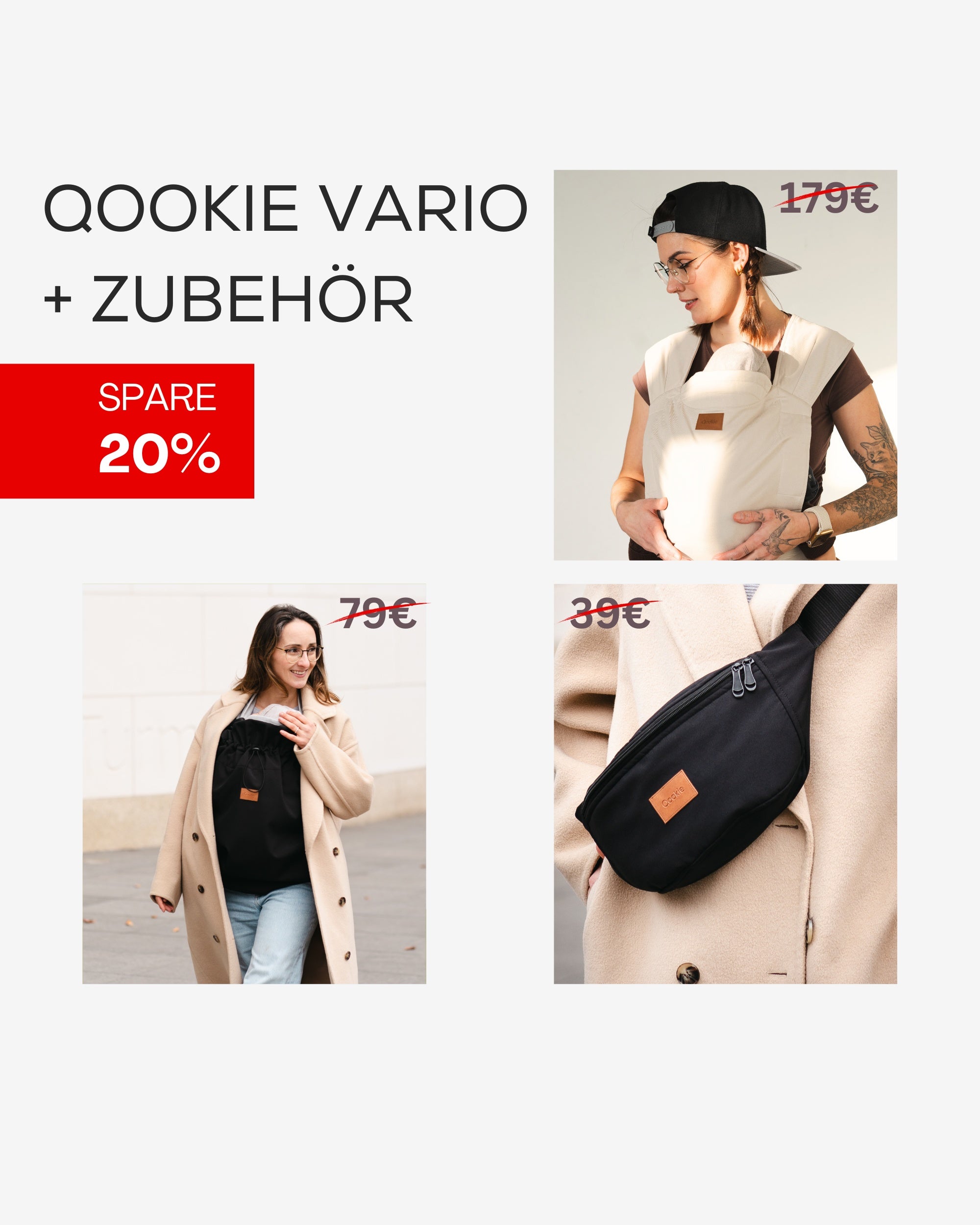 Qookie Vario + Zubehör