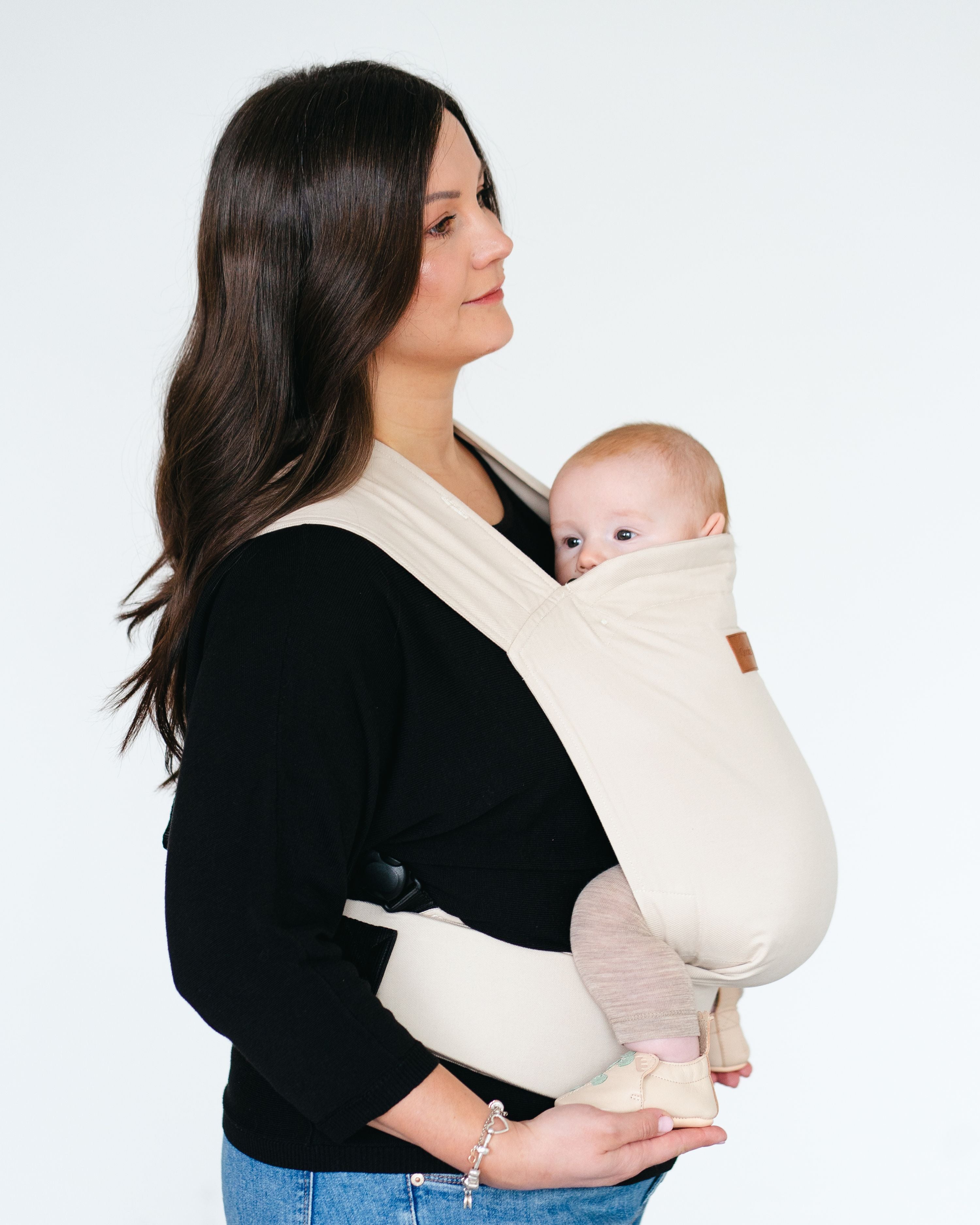 Qookie Carrier Vario - Full Buckle - Cream