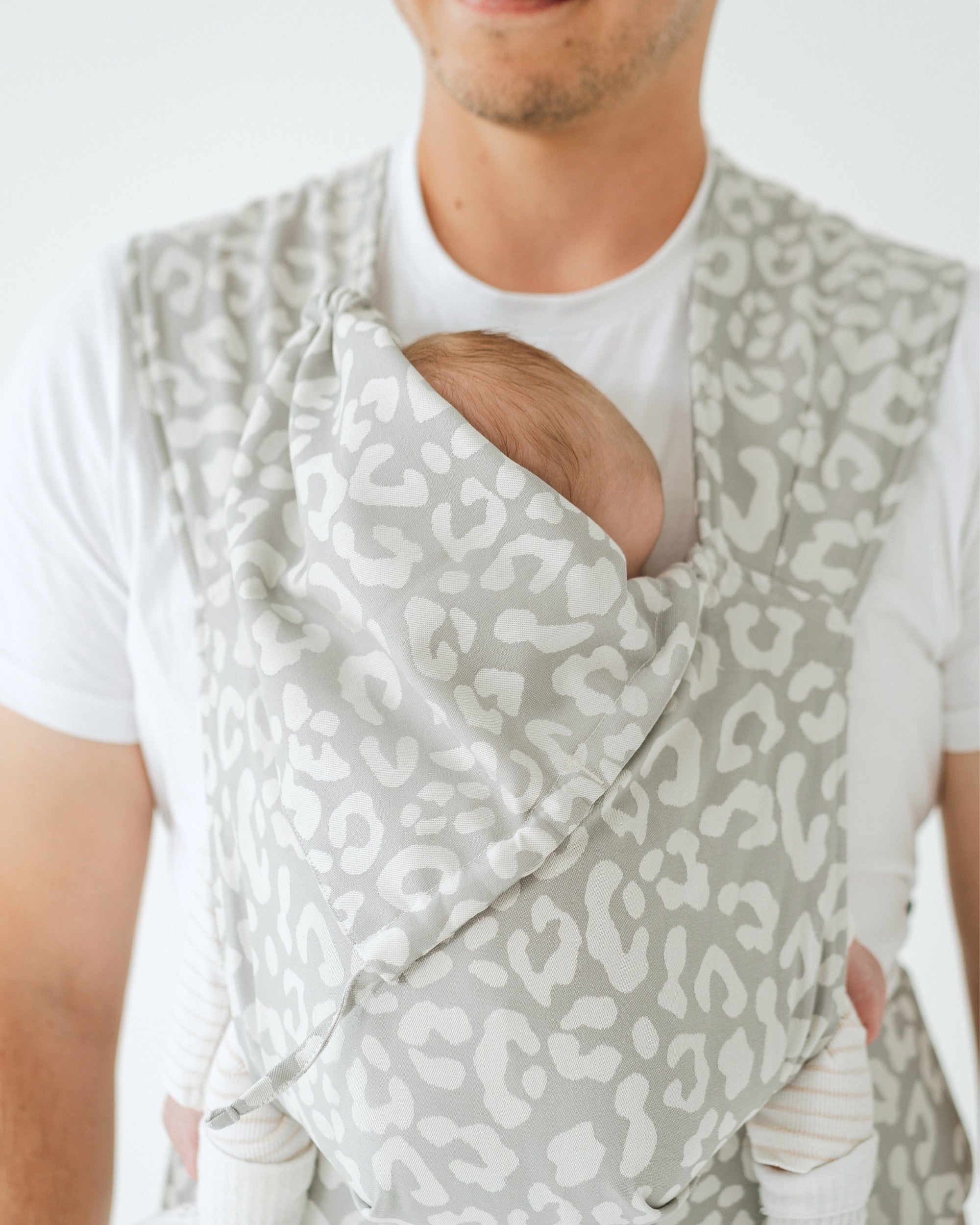 Qookie Vario - Full Buckle Babytrage - Leo Grey