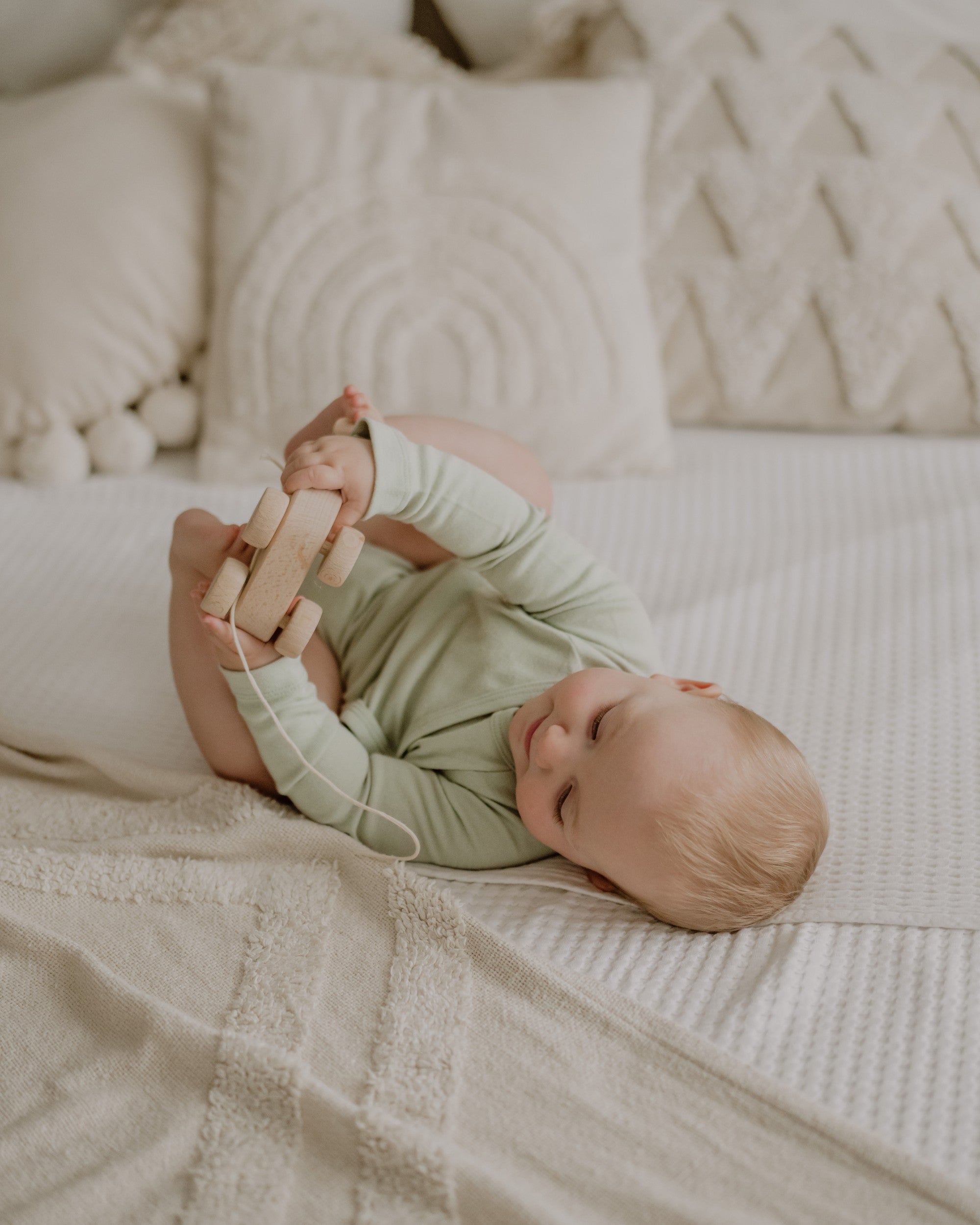 Wolle Seide Wickelbody - 3er Set