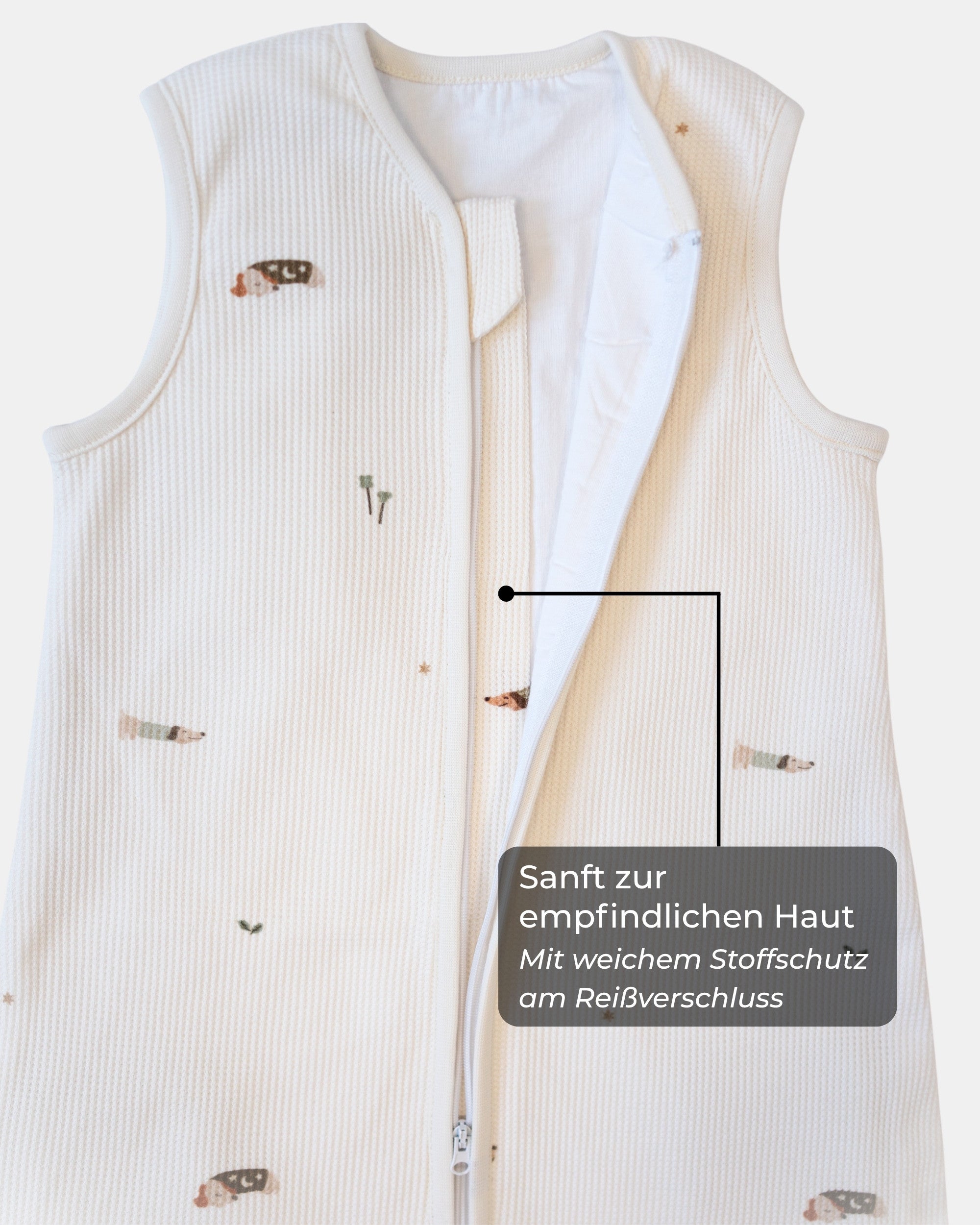 Schlafsack mit Füßen - Dackel - 1.0 TOG